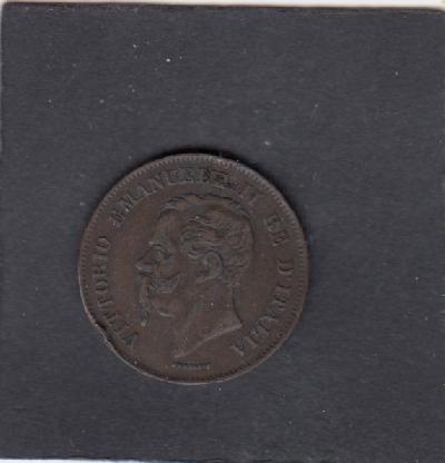 Beschrijving: 5 Centesimi EMANUELA II